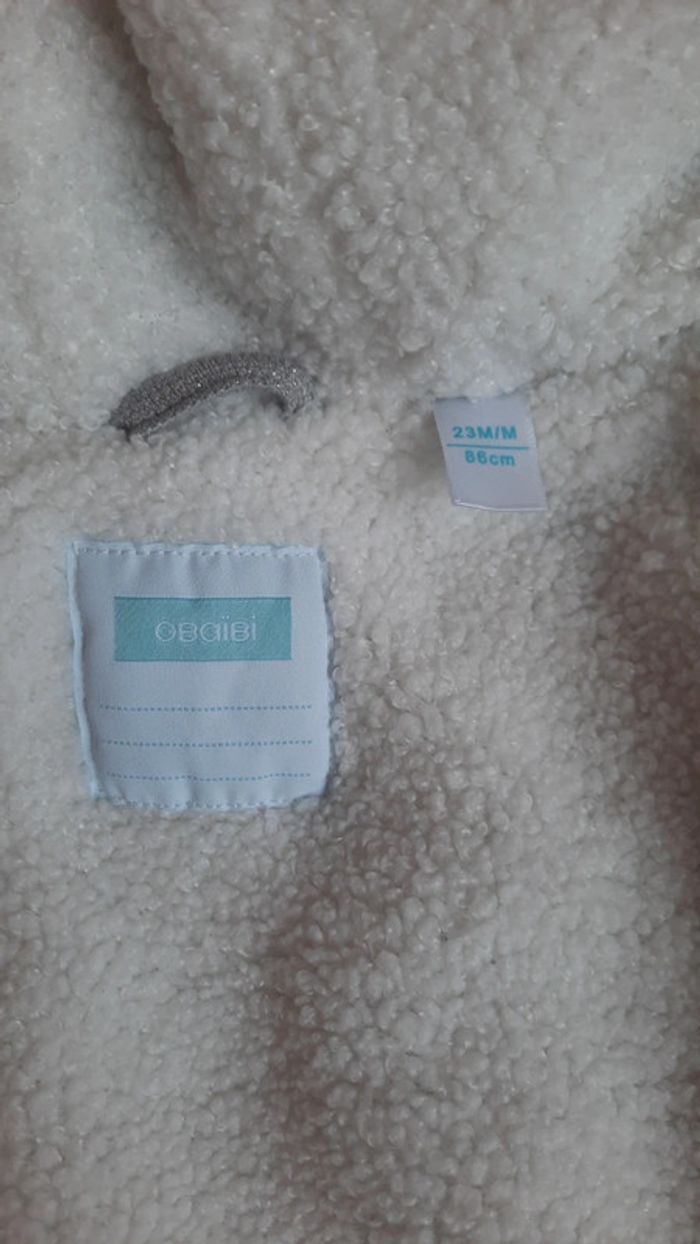 Manteau Obaibi 23 mois/86cm - photo numéro 2