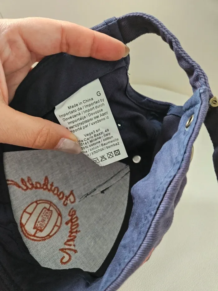 Casquette bleu marine Umbro - photo numéro 4