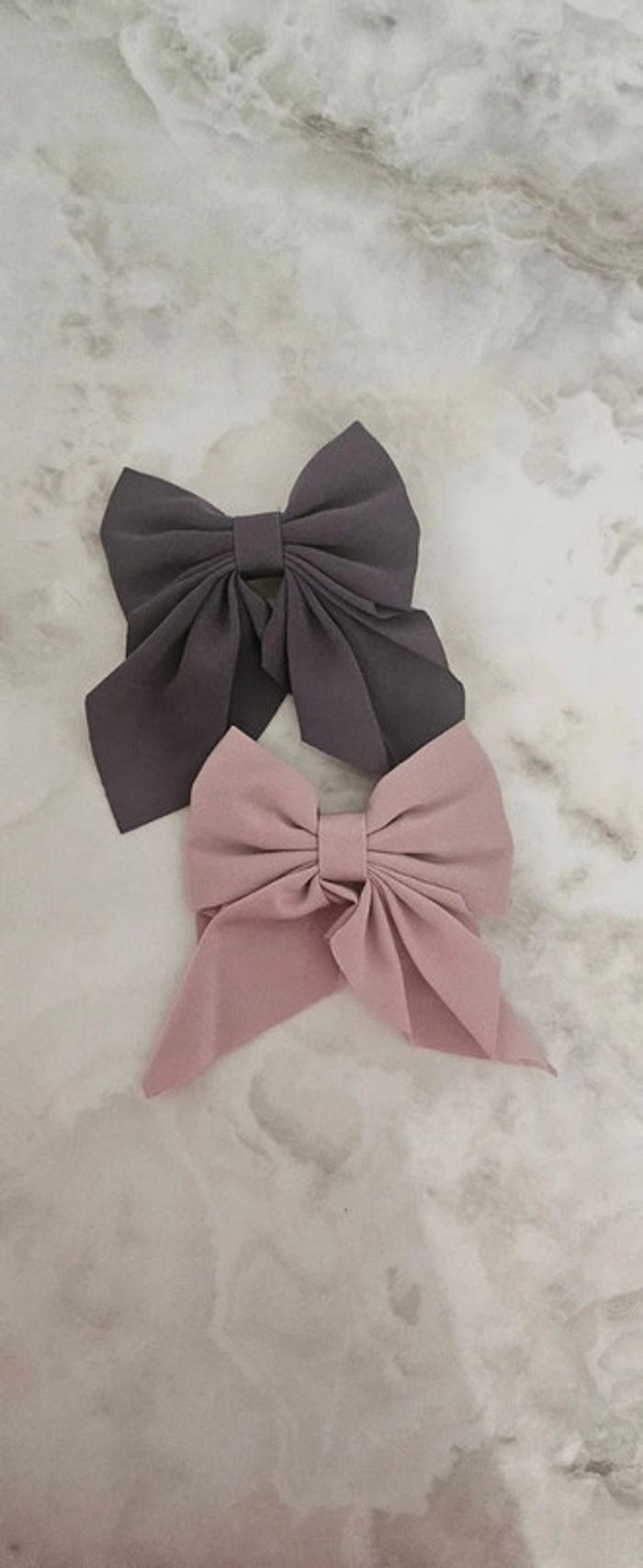 Lot de barrettes à noeud