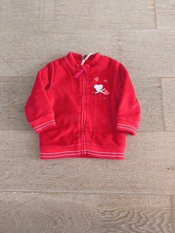 Gilet chaud fille en 6 mois