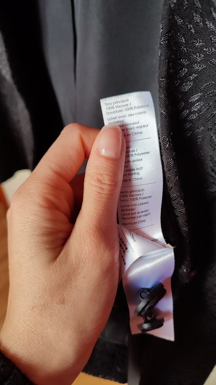Veste blazer noire Bonobo taille XS - photo numéro 4