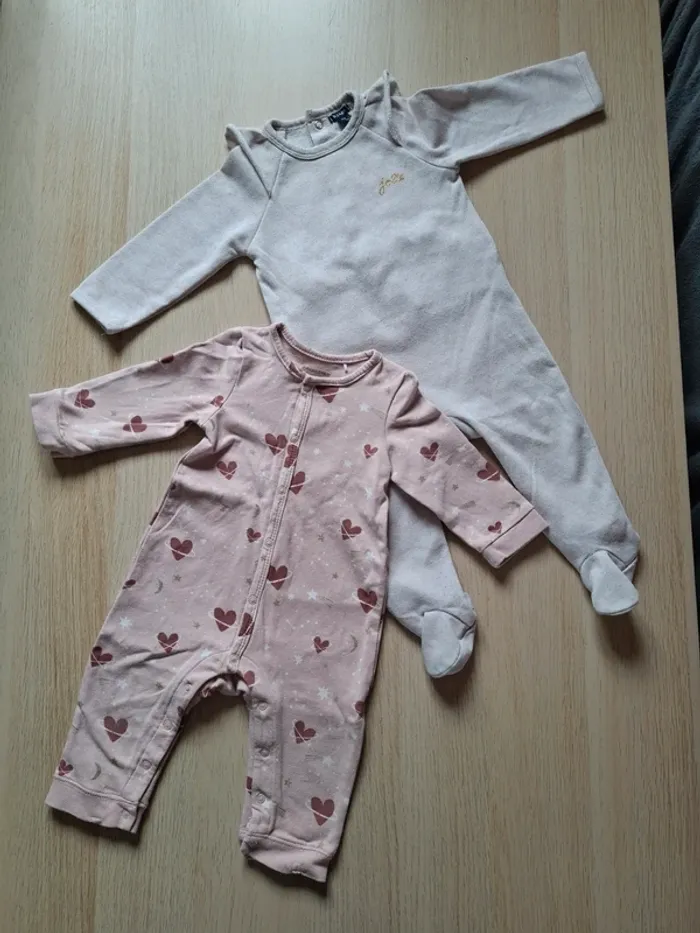 Lot de 2 pyjamas mi-saison