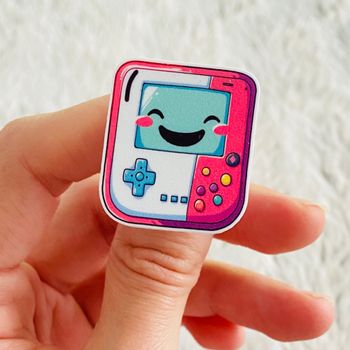 Pins Brut Fait Main Kawaii Gaming Rose
