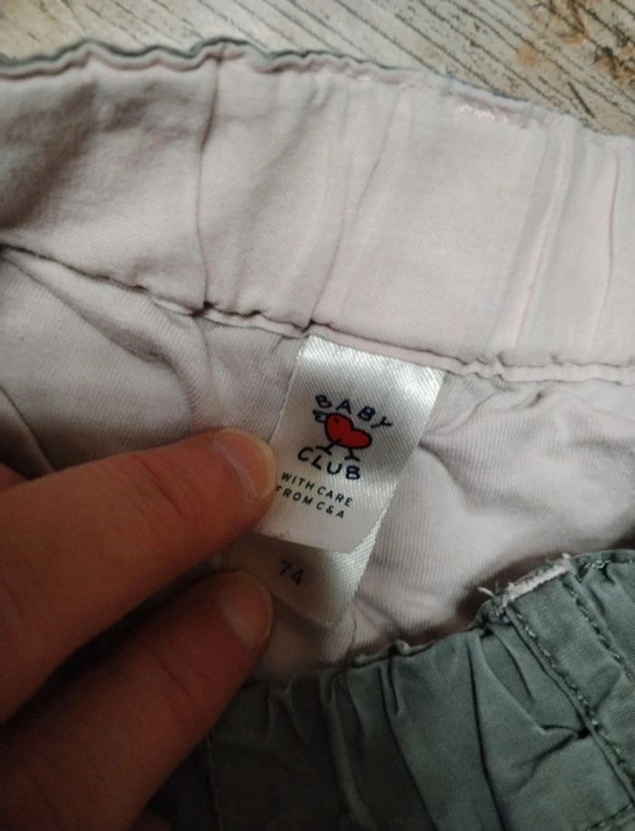 Joli pantalon cargo fille 12 mois - photo numéro 3