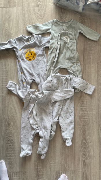 Lot pyjama velours 6 mois