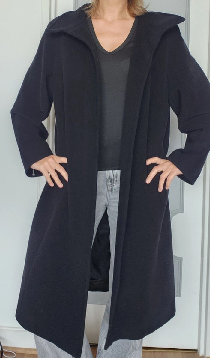 Manteau long noir Max Mara taille 40