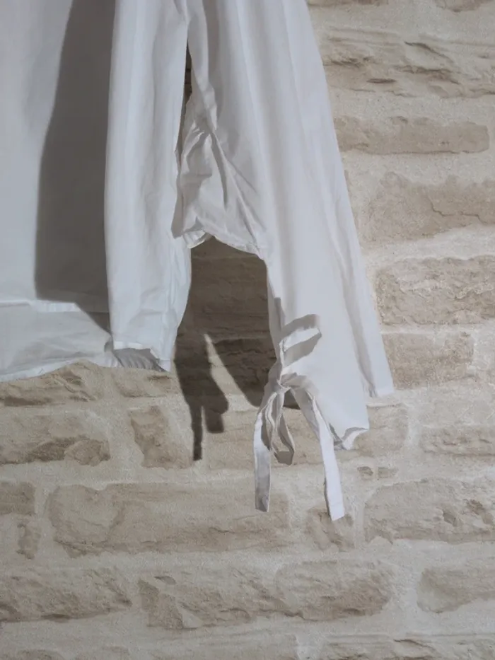 Chemisier blanc MAJE – Taille 3 (L) Très bon état - photo numéro 2