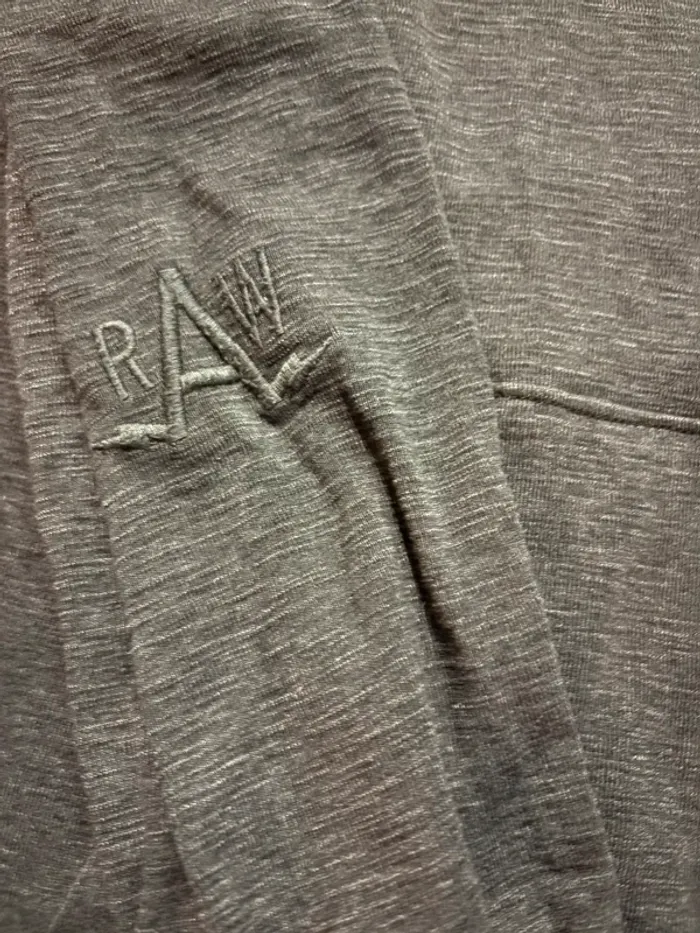 Sweat à capuche fin gris anthracite XL Gstar Raw - photo numéro 2