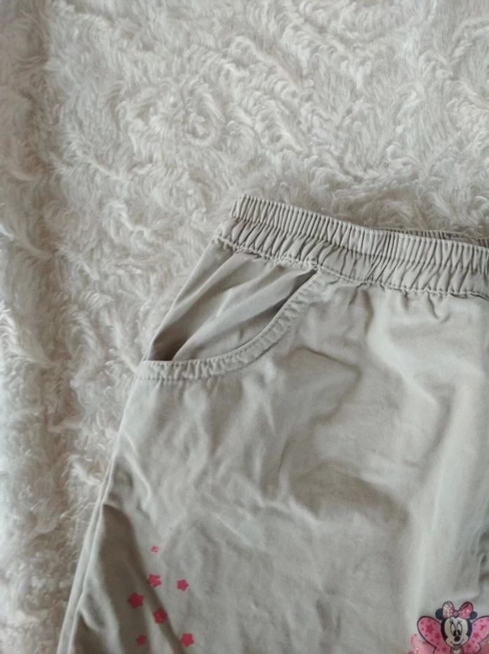 Short Pantacourt Fille 18 mois Minnie Disney Baby 100% coton - photo numéro 3