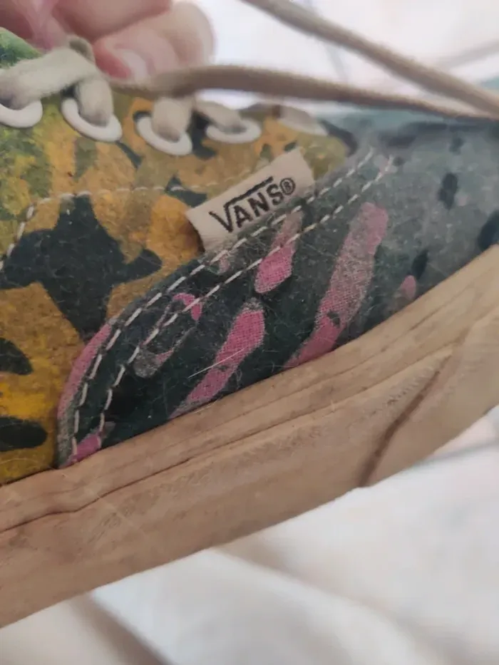 Baskets en toile Vans multicolores