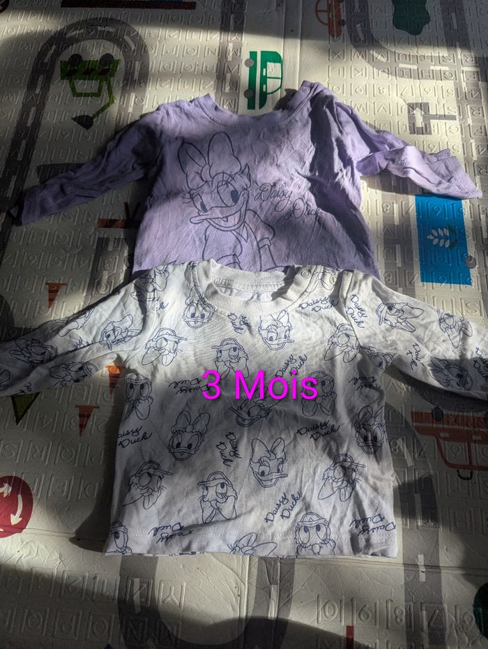 Lot de 2 Tshirt manches longues Daisy