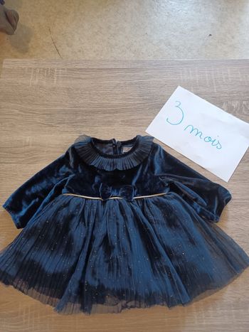 Robe de fête sergent major 3 mois