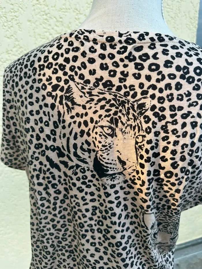 T-shirt guépard - Marque SFERA Casual - Taille M 🐆 - photo numéro 7
