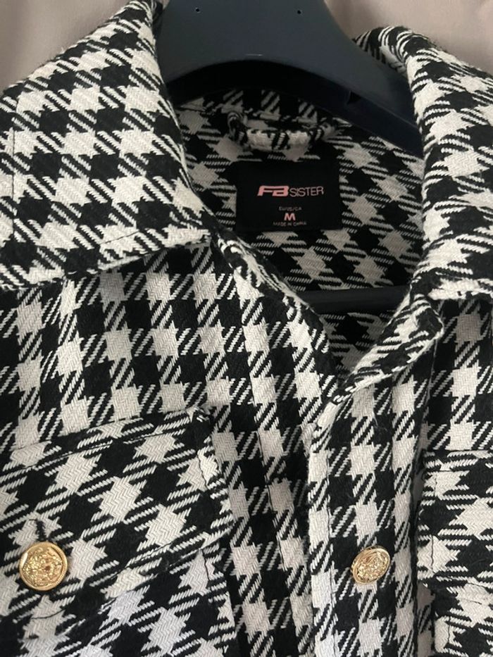 Veste courte à carreaux - photo numéro 3