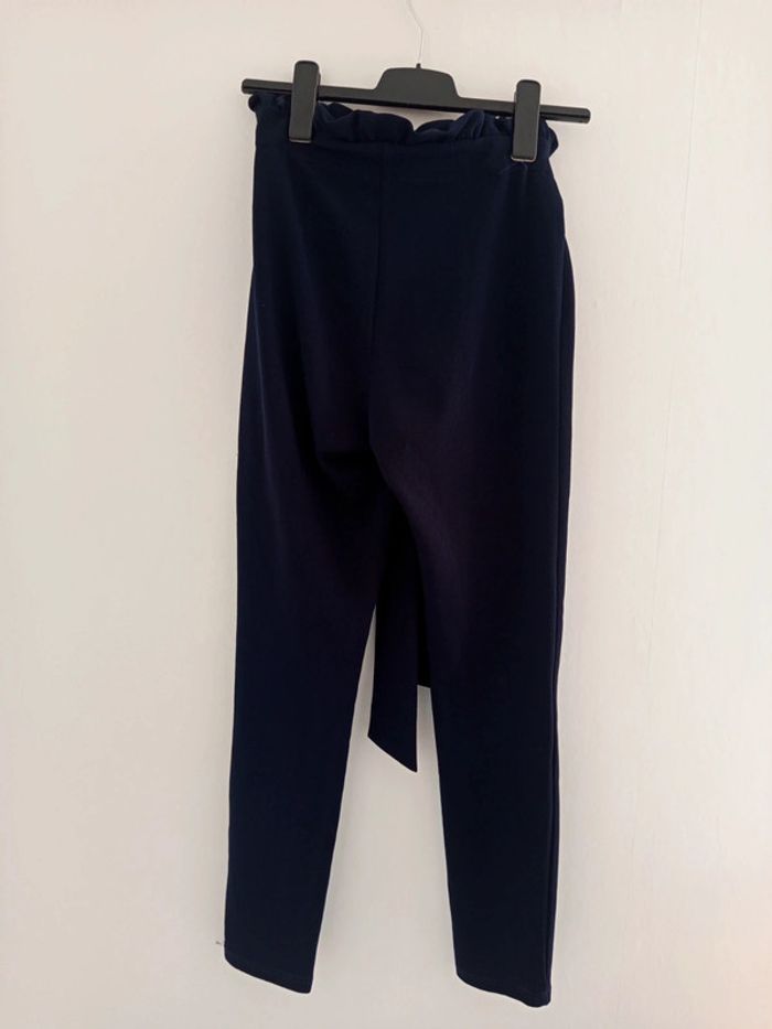 Pantalon fluide femme avec noeud taille S - photo numéro 3