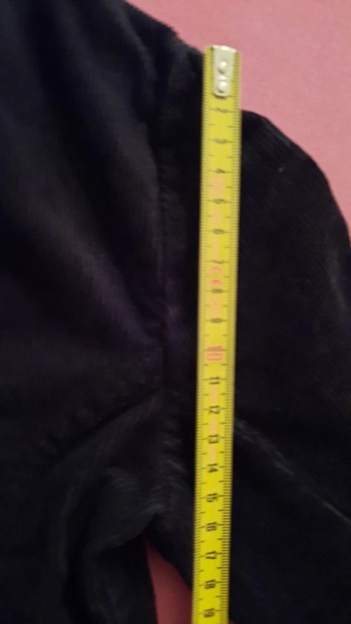 Veste côtelée noire fille T. 10 ans - photo numéro 7