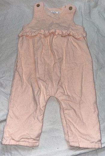 combinaison velour Bout'chou 6 mois