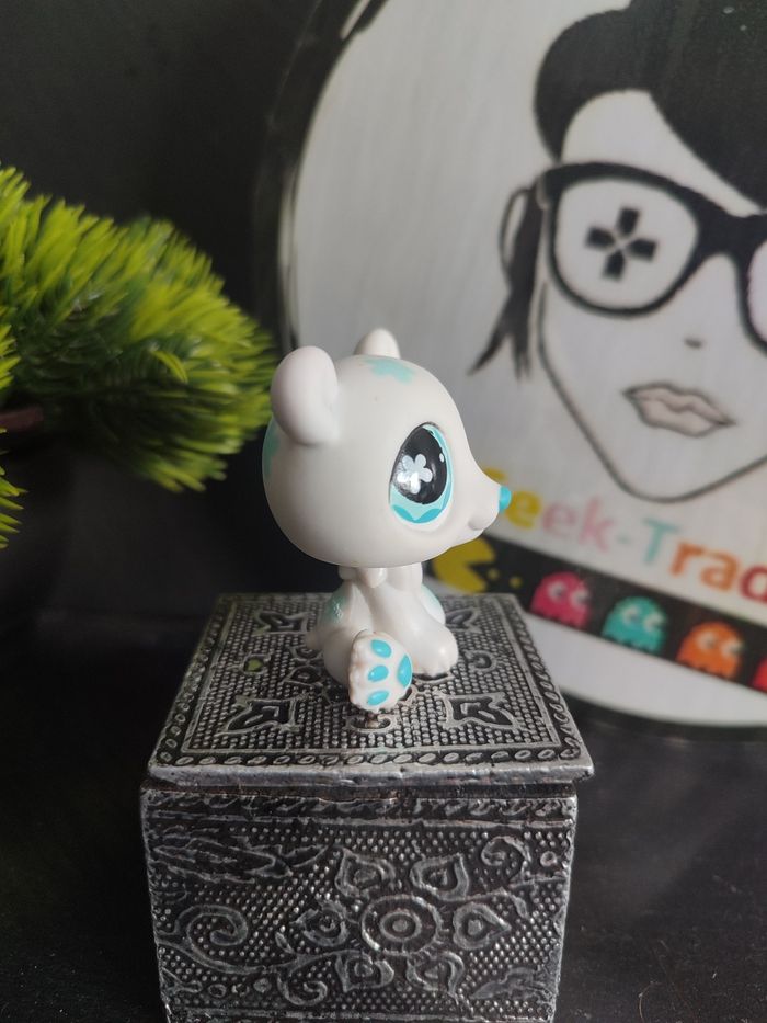 lps00864 My Littlest Petshop Pet Shop LPS Hasbro Authentic Panda Ours Bear 647 - photo numéro 2