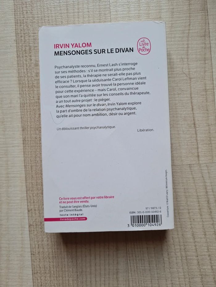 Mensonges sur le divan - photo numéro 2