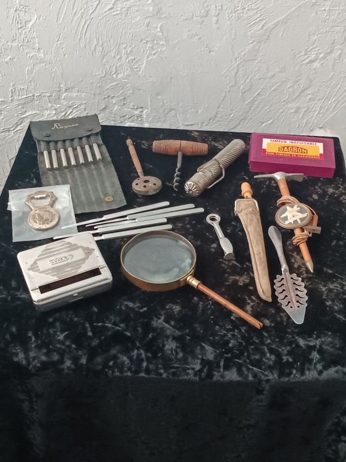 Lot d'objets anciens