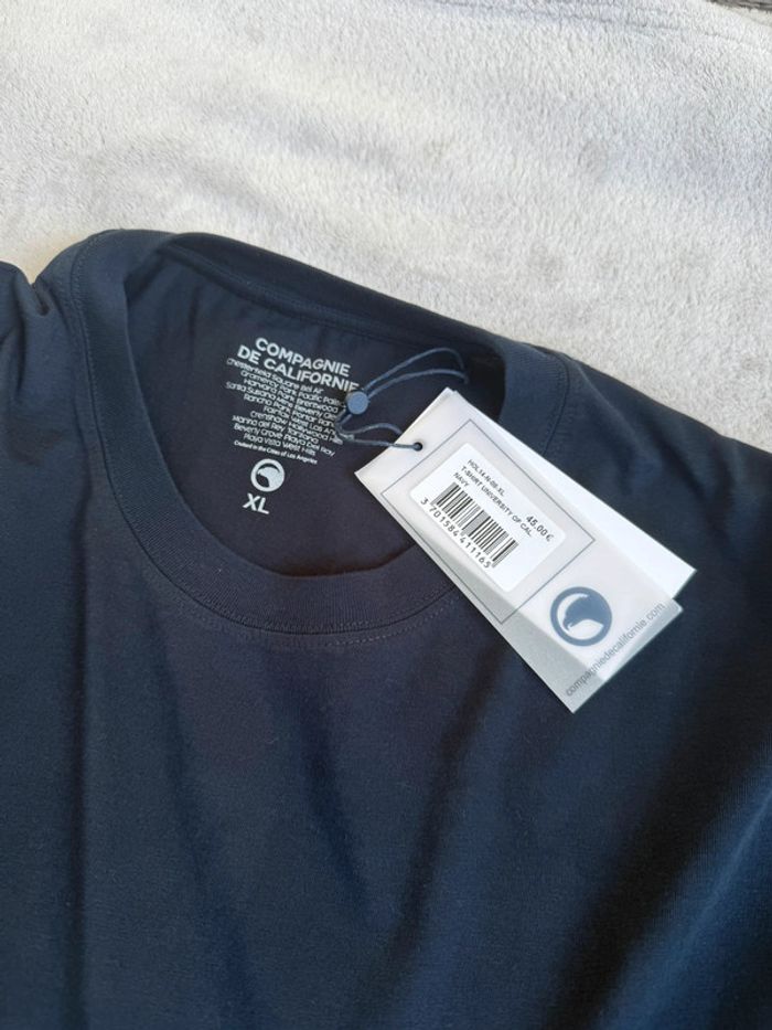 Compagnie de Californie - Tee-shirt "Hollywood" Bleu marine, taille XL - photo numéro 5