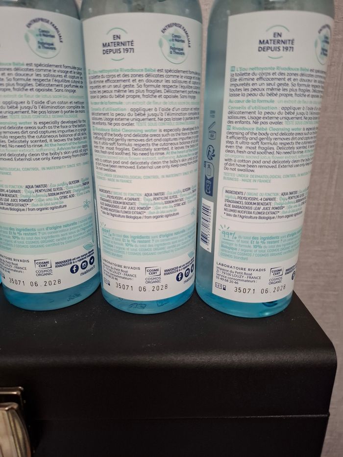 Lot de 6 eaux nettoyantes rivadouce - photo numéro 2