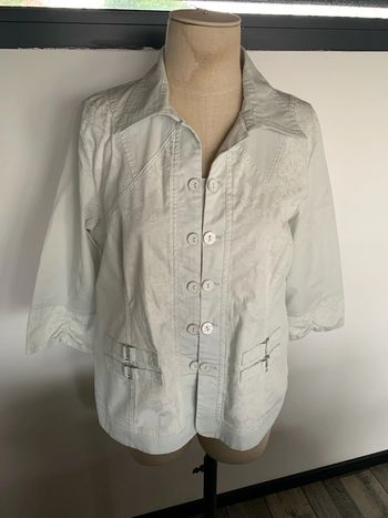 Jolie veste avec poche et  dessin reliefs