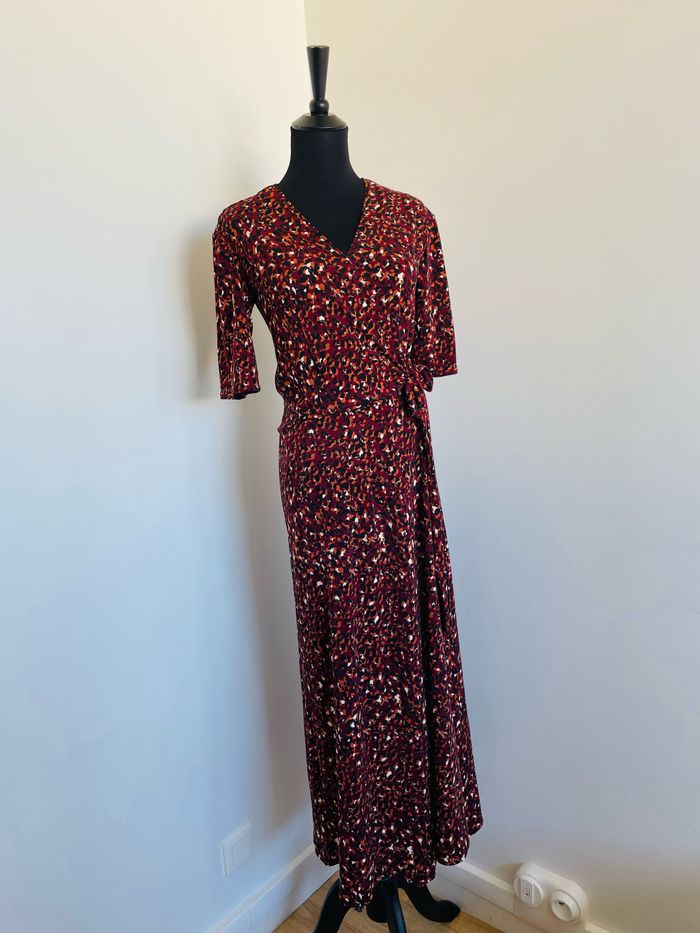 🌸 Sublime Robe longue. Motifs Léopard. Taille unique. - photo numéro 9