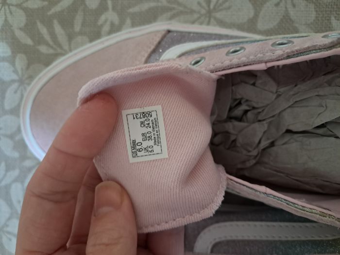 Vans rose paillettes  arc-en-ciel  taille 38 🌈 - photo numéro 7