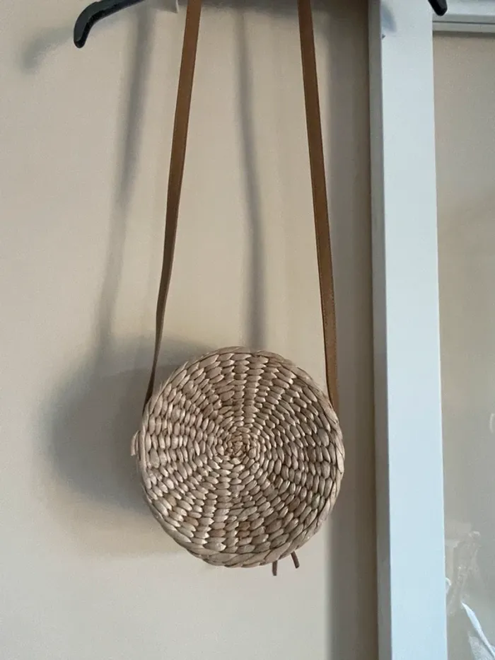 Sac paille rond - photo numéro 5