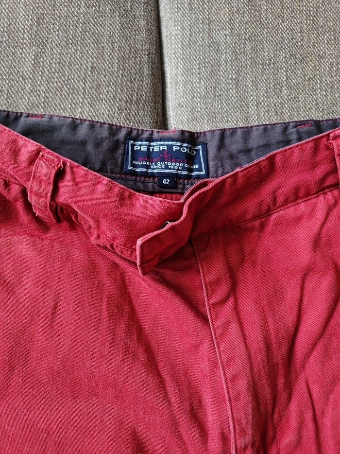 Short chino rouge peter polo - photo numéro 2