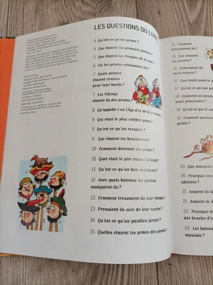 Joli livre instructif sur les pirates neuf - photo numéro 3