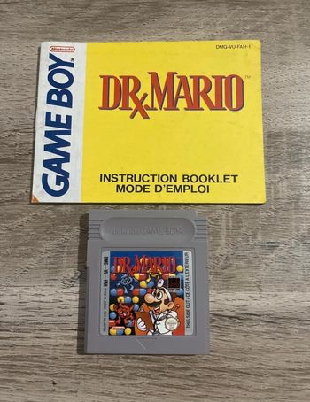 Dr Mario + Notice Jeu Nintendo Game Boy