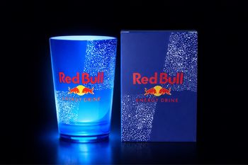 Verre redbull lumineux à Led