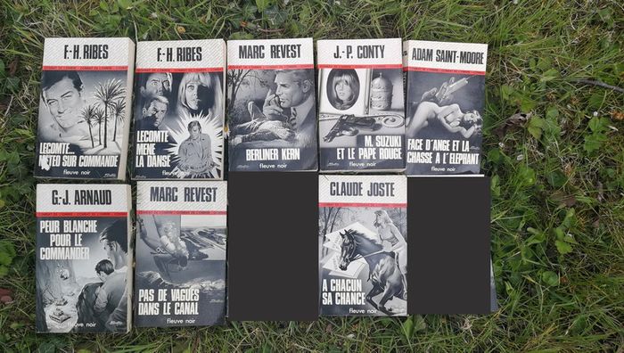 Fleuve noir - Combat de l'ombre - lot de 8 livres