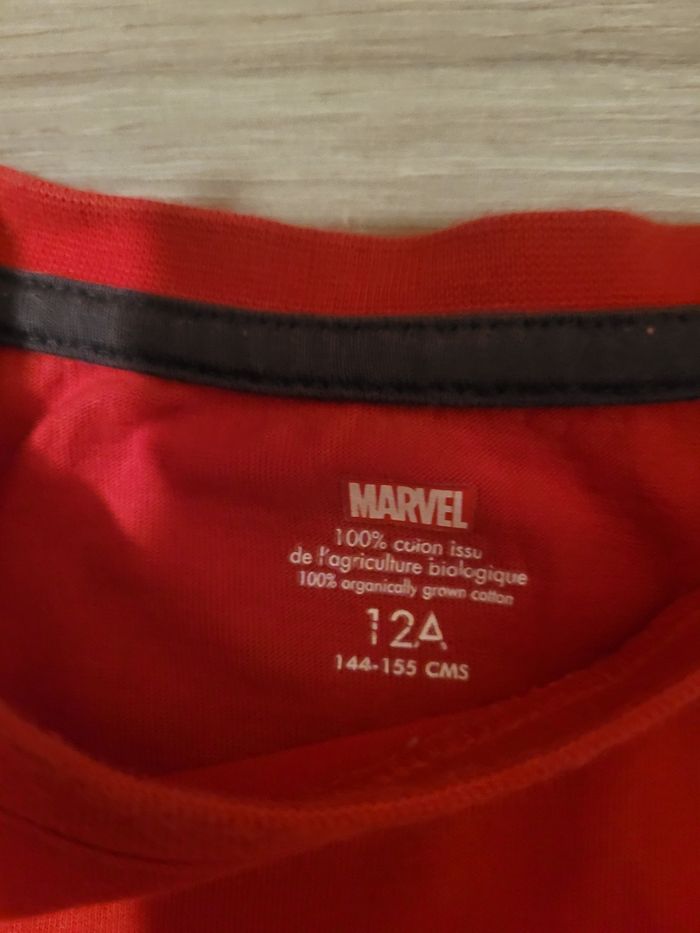 T-shirt spider man rouge - photo numéro 3