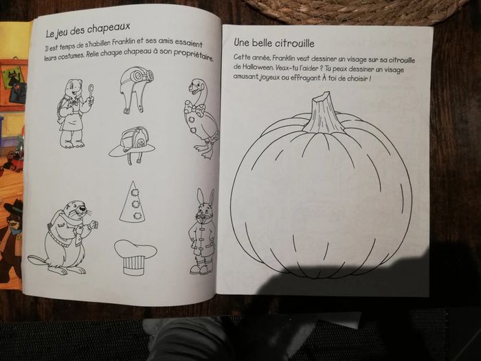 Cahier d'activités franklin joyeux Halloween - photo numéro 5