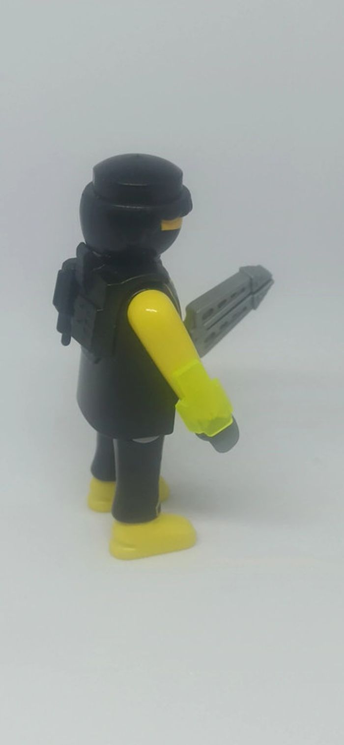 Alien tête jaune et noire playmobil - photo numéro 2
