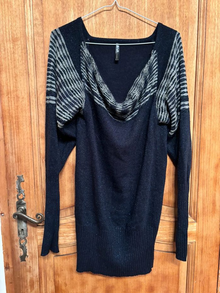 Robe pull brillante