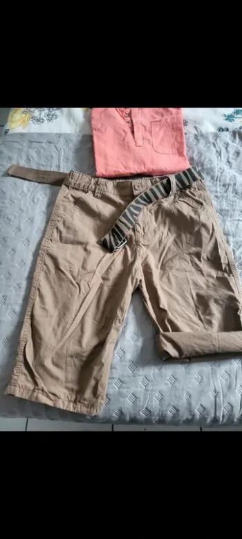 Bermuda et chemise 10 ans.