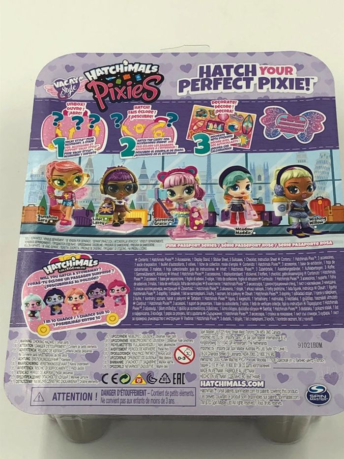 Jouet Hatchimals Pixies fée et accessoires neuf - photo numéro 2