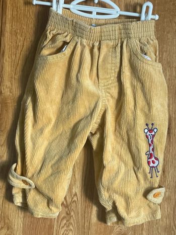 Pantalon jaune girafe