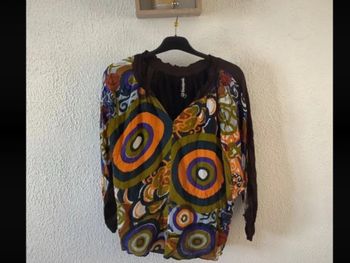 Haut fantaisie chauve souris Desigual taille S