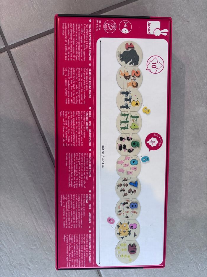 Puzzle j’apprends à compter Janod - photo numéro 2