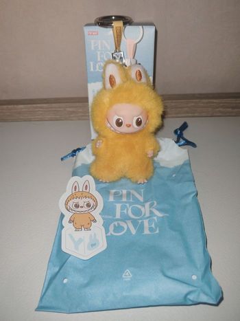 Labubu Pin for love lettre Y 