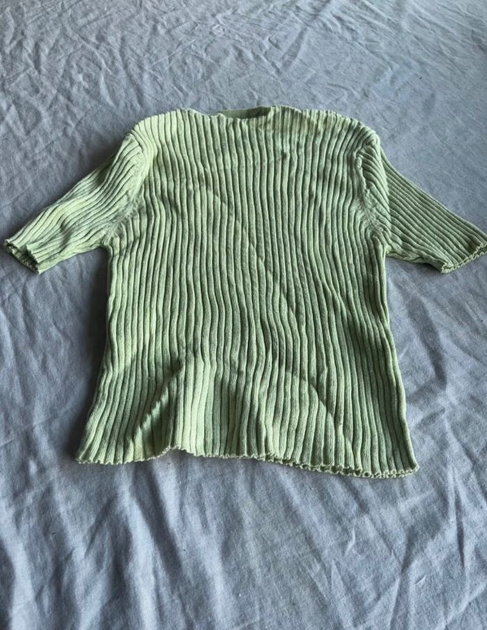 T-shirt vert clair - photo numéro 2