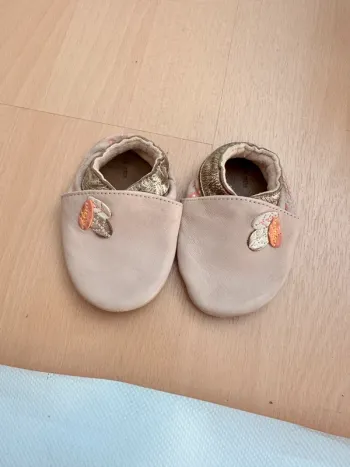 Chausson robeez plume et fleur 0/6m