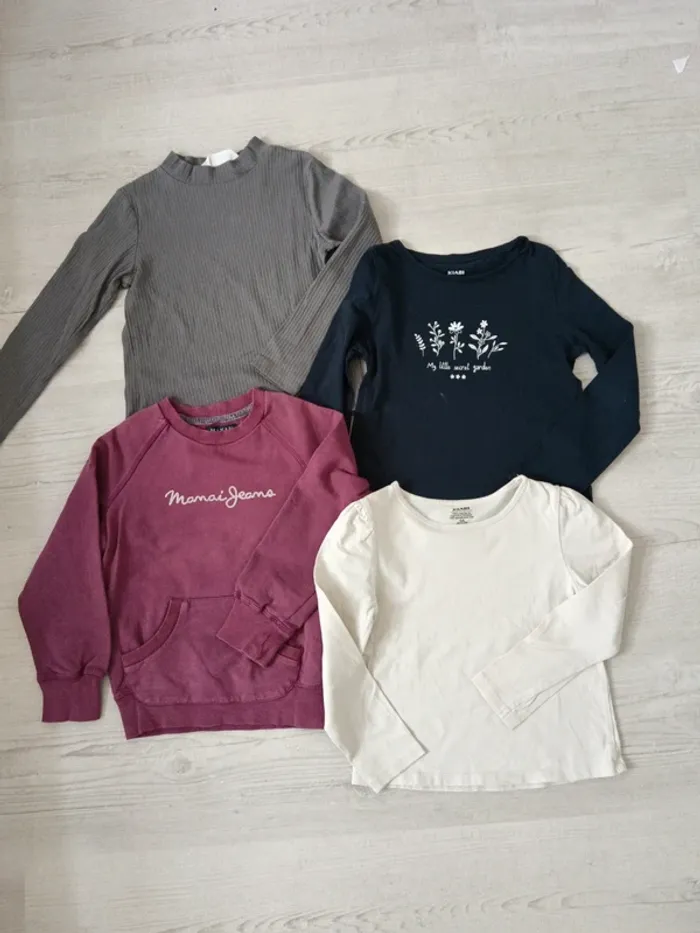 Lot de 4 hauts manches longues 5 ans