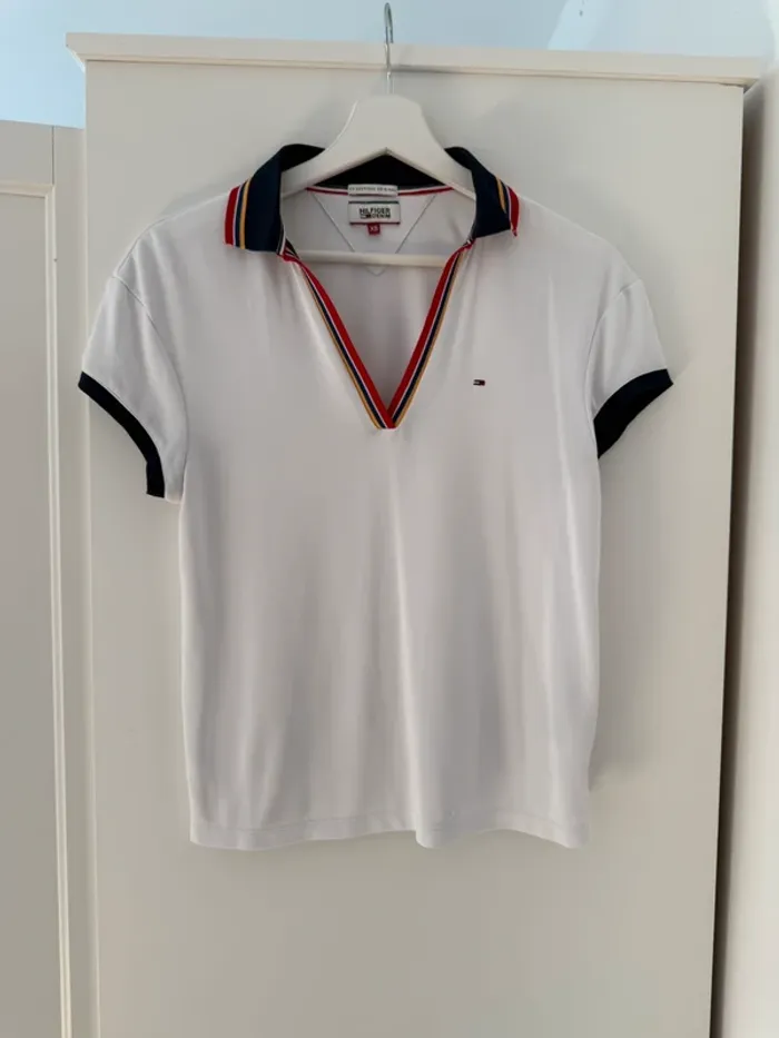 superbe top t shirt polo tommy Hilfinger 34 xs