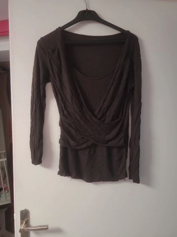 Tee-shirt manche longue femme taille unique